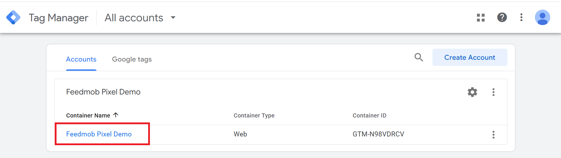 Google Tag Manager login