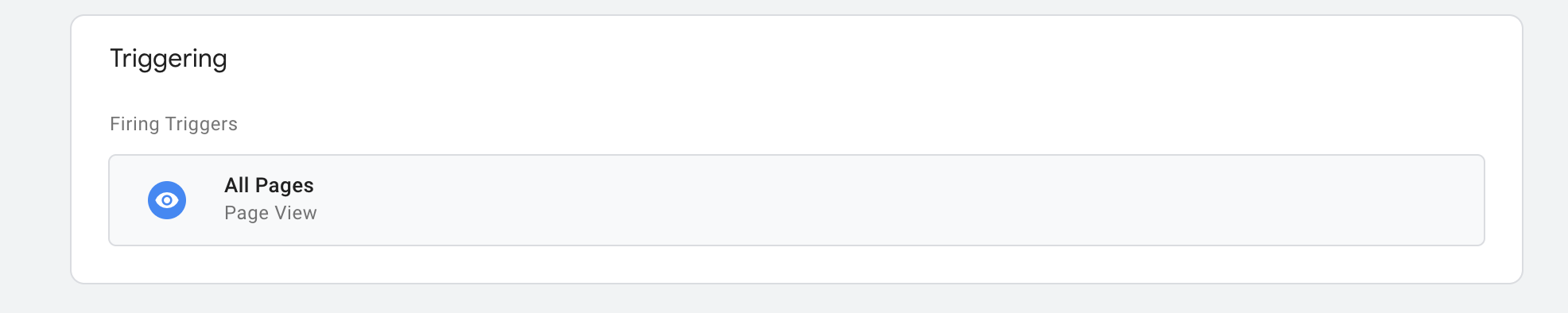 All Pages trigger